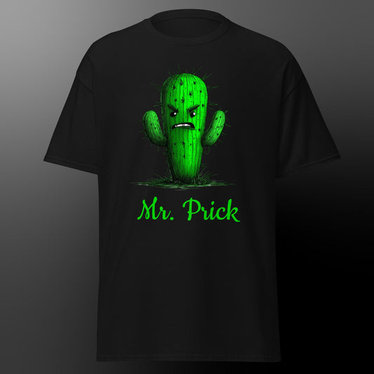 Green Mr. Prick (Centered) w/Back Design